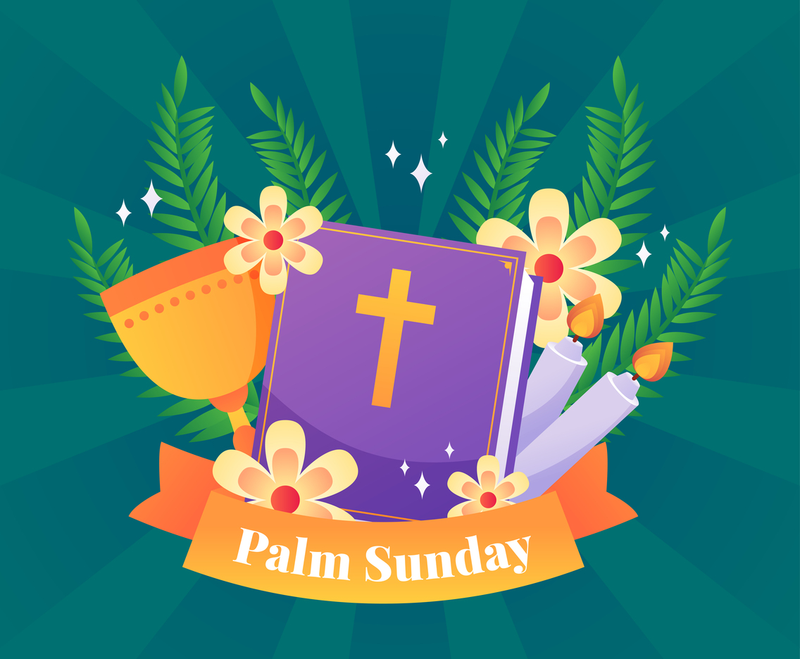Palm Sunday concept