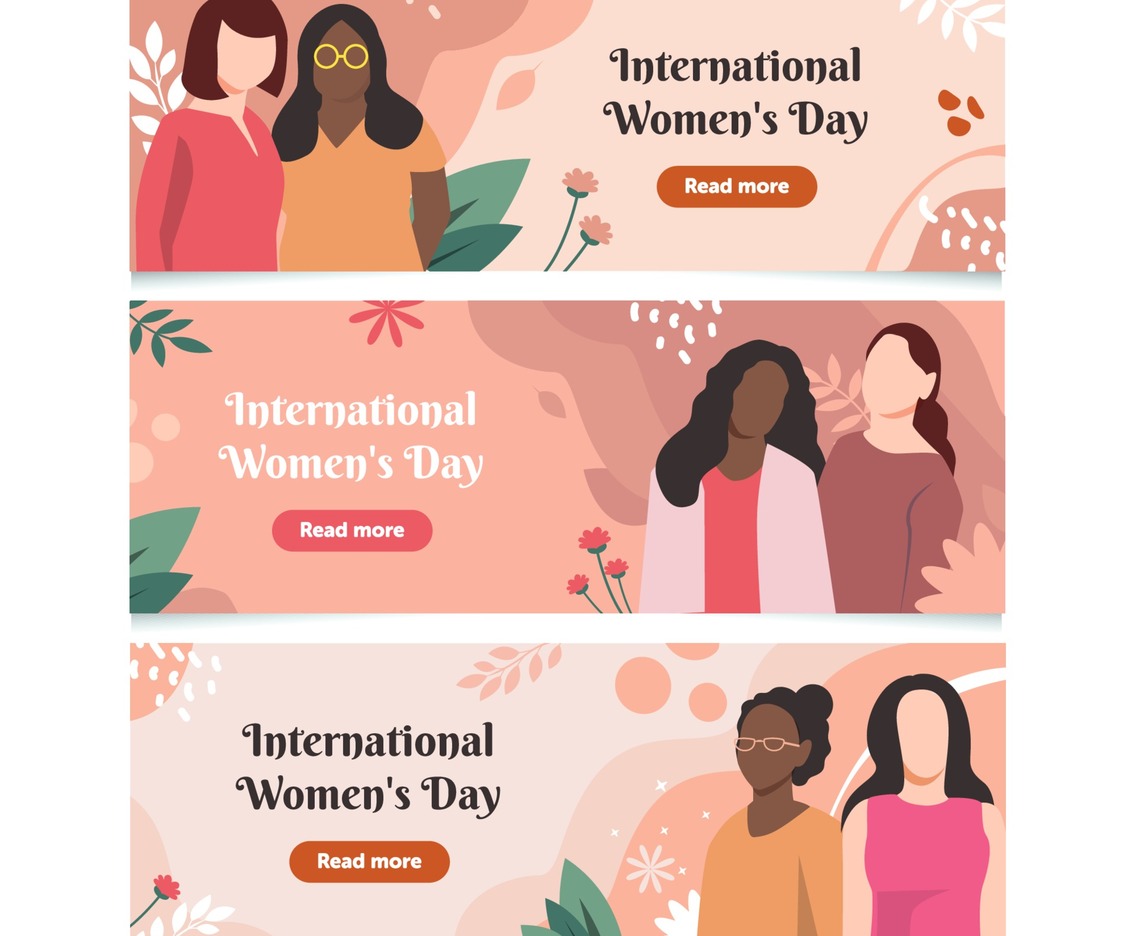 International Women's Day Banner Collection