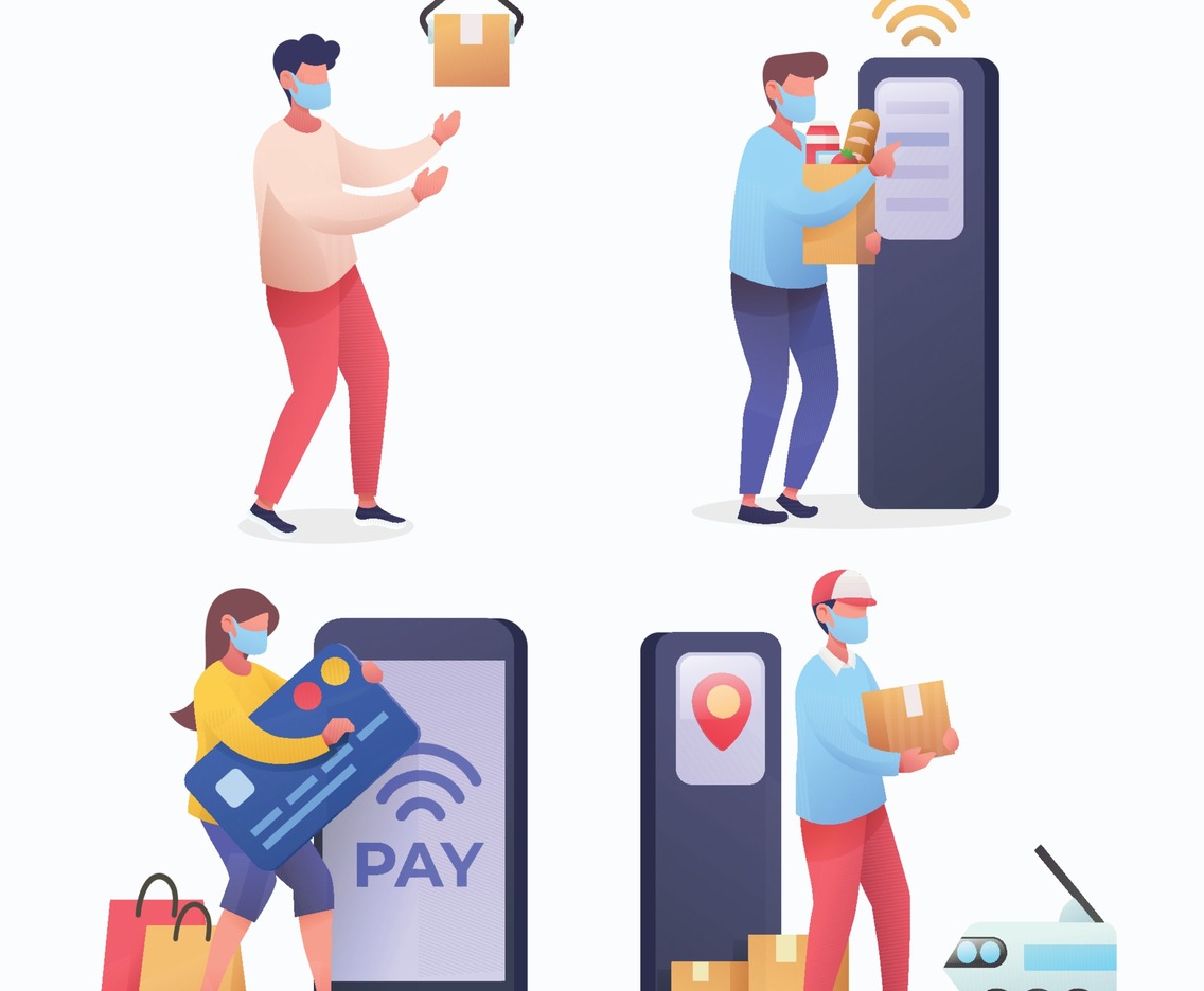 Set of Contactless Character Use Technology