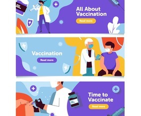 vaccine banner collection