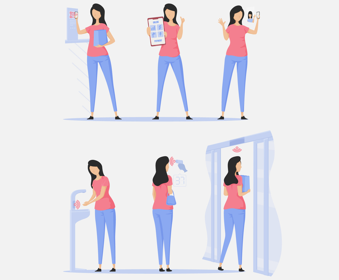Female Characters with UNTACT Technology