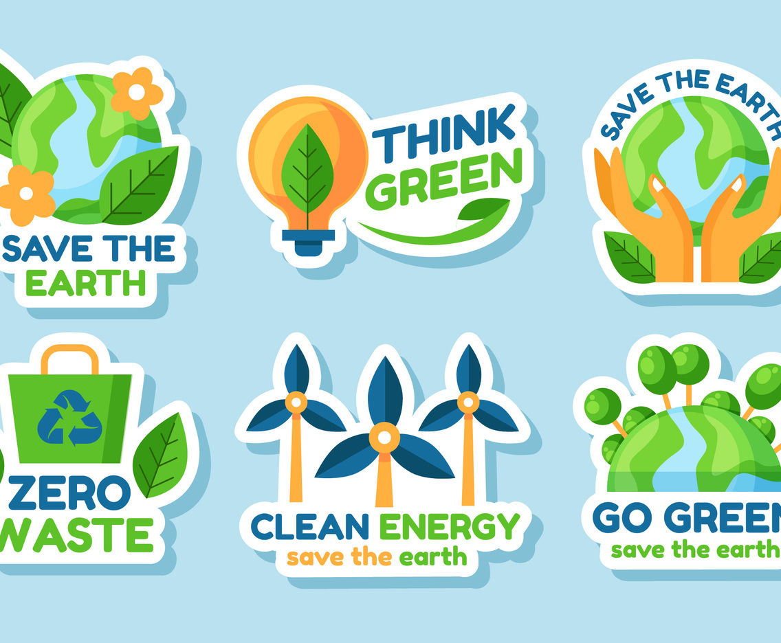 Earth Day Sticker Collection