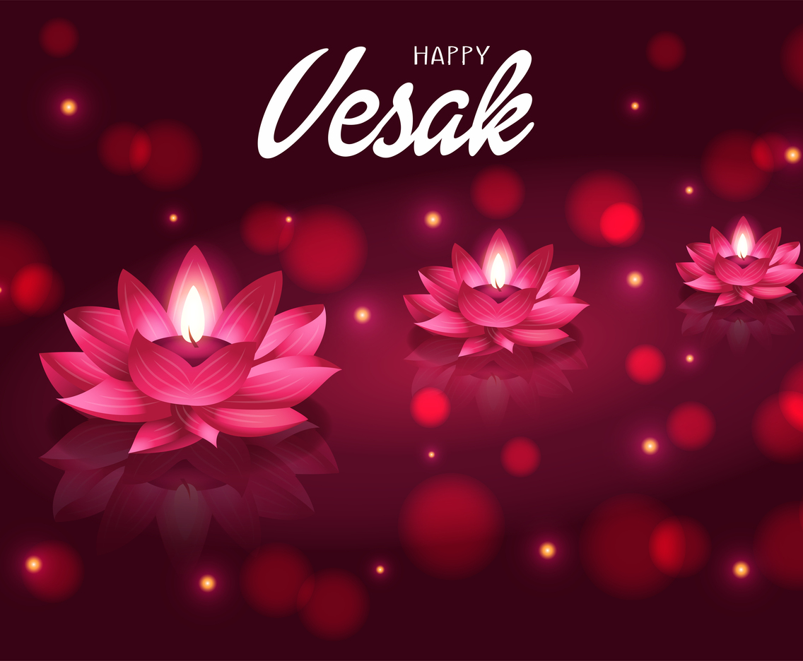 Lotuses on Vesak Day