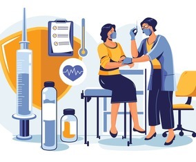 Vaccination for Medical Health Protection Concept