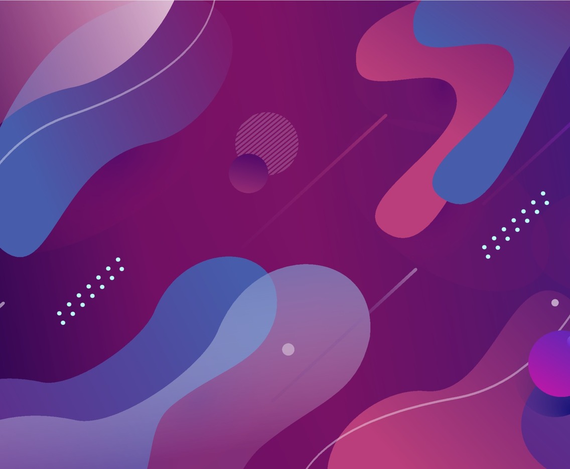 Gradient Background with Abstact Shape