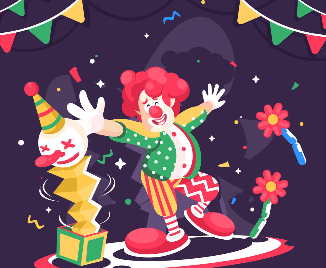 Party and Play with Cute Clown