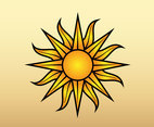 Sun Vector Graphic