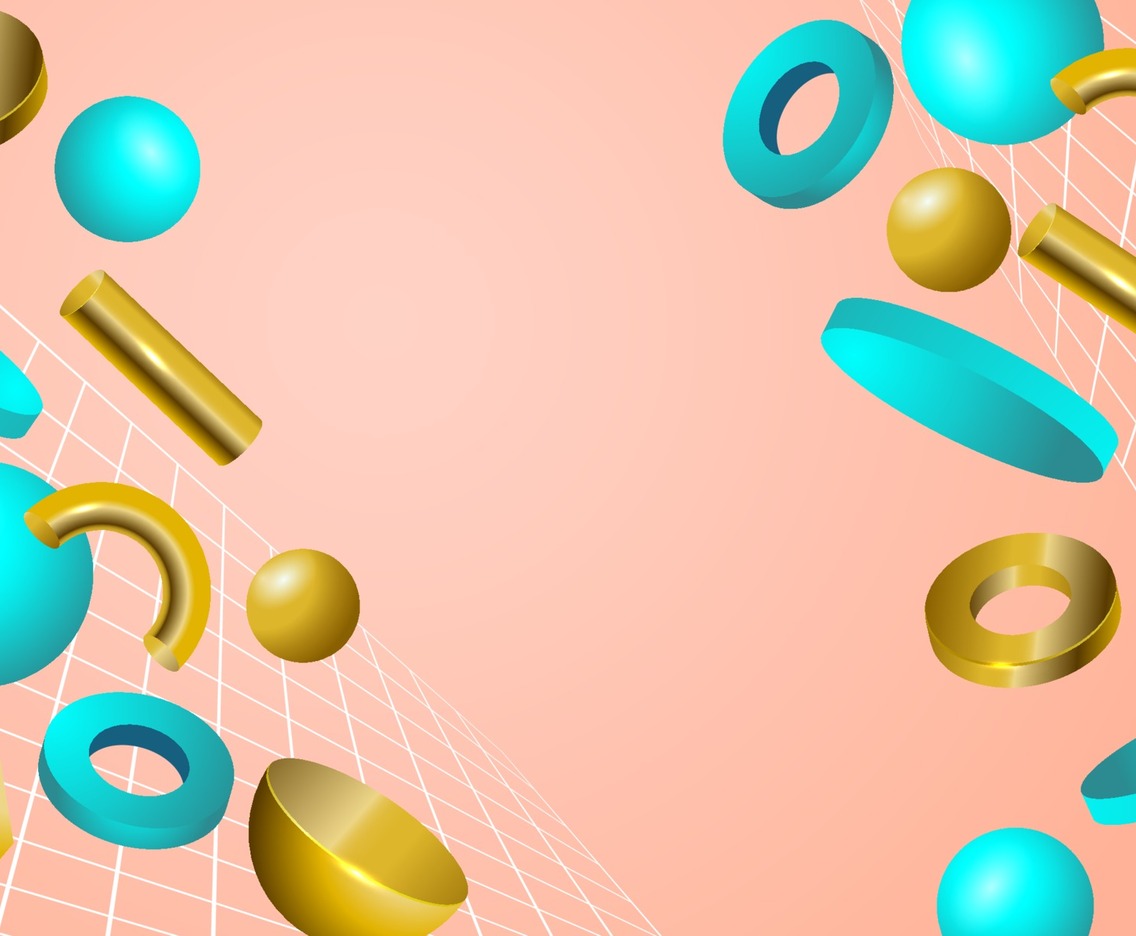 Abtract 3D Geometric Background
