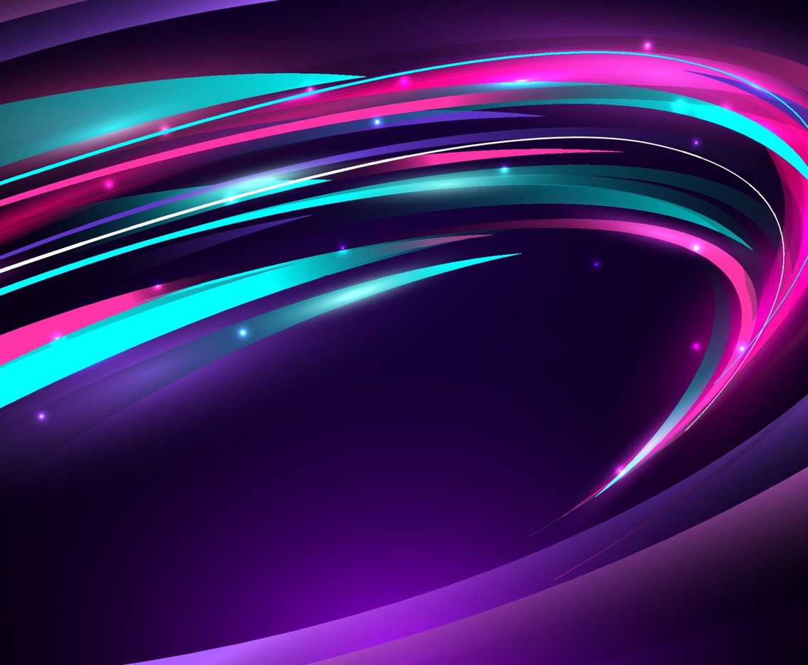 Neon Wave Light Background