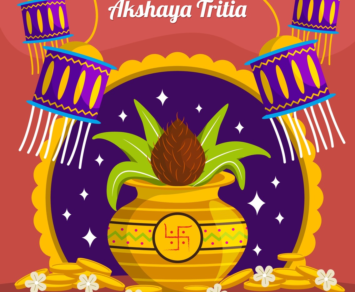 Happy Akshaya Tritiya with Celebration Element