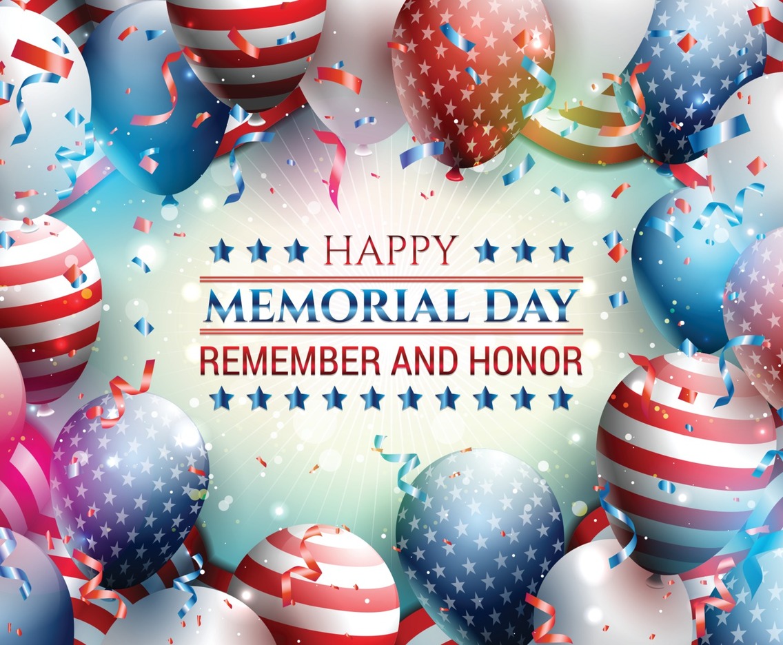 Celebration of Happy Memorial Day USA Template Concept