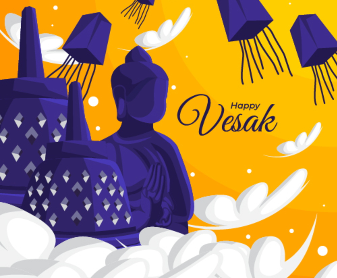 Happy Vesak Design Concept