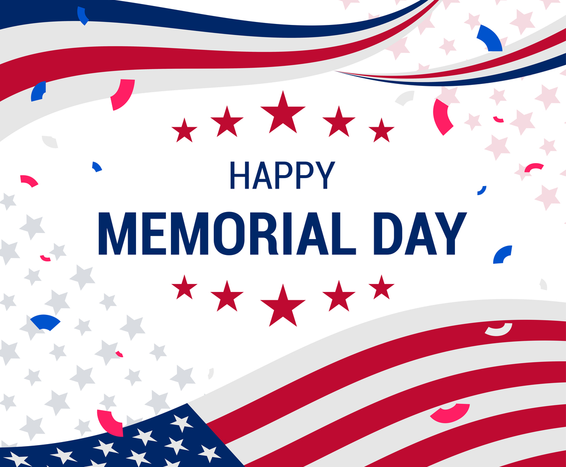 United States Memorial Day Background Design