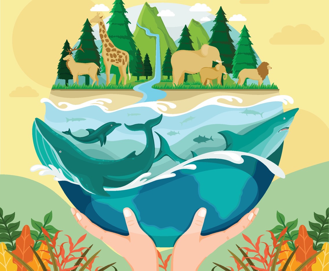 Green World Ecological Concept