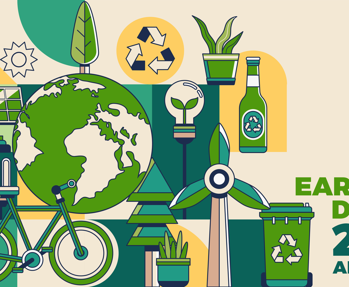 Earth's Day Concept Background