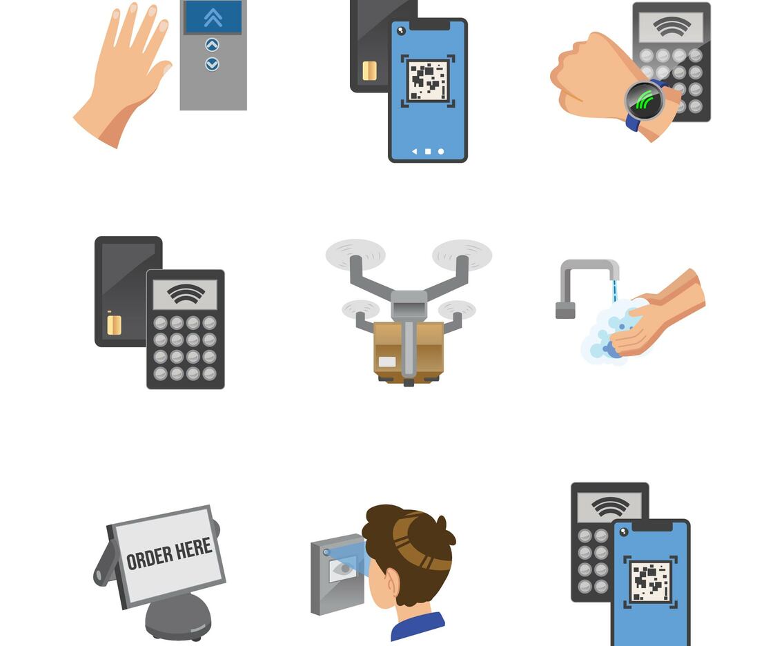 Untact Icon Set