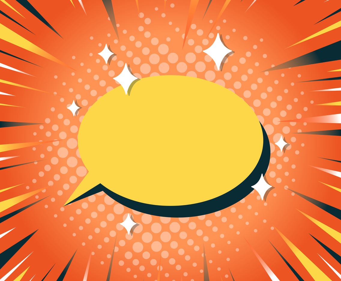 Bright Dynamic Comic Pop Art