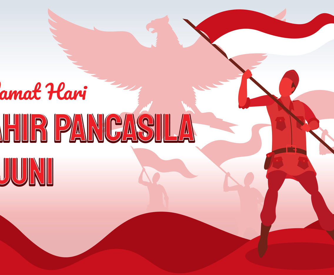 Hari Pancasila Indonesian Foundation Patriotic Background Design
