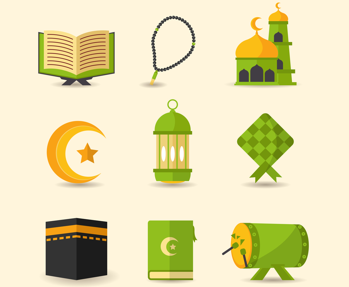 Eid Mubarak Icon Set