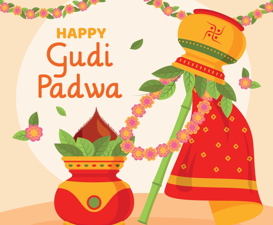 Happy Gudi Padwa Background