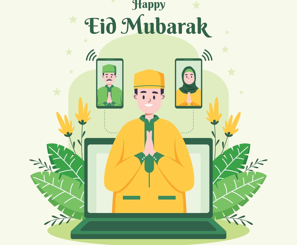 Online Meeting Celebrating Eid Mubarak