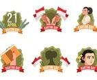 Celebrating Woman Kartini Day Badge