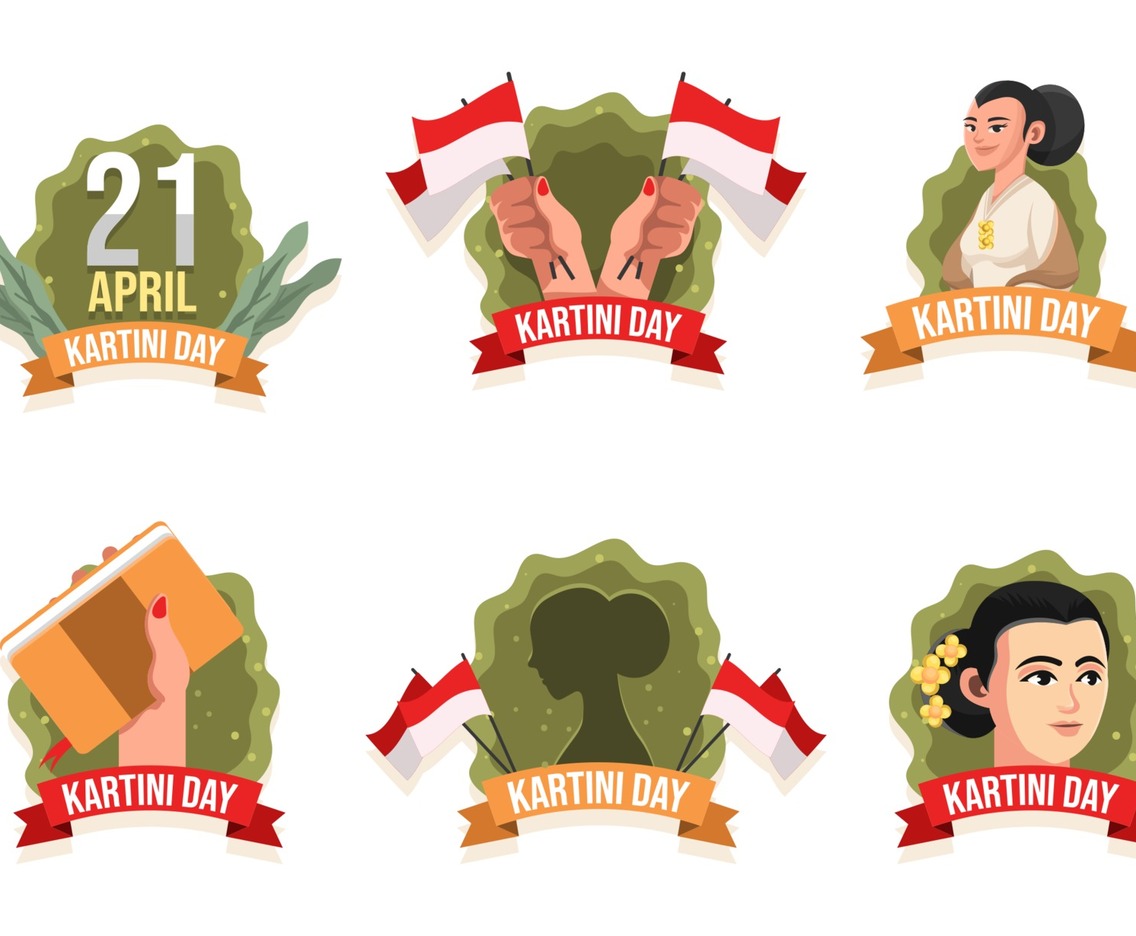 Celebrating Woman Kartini Day Badge