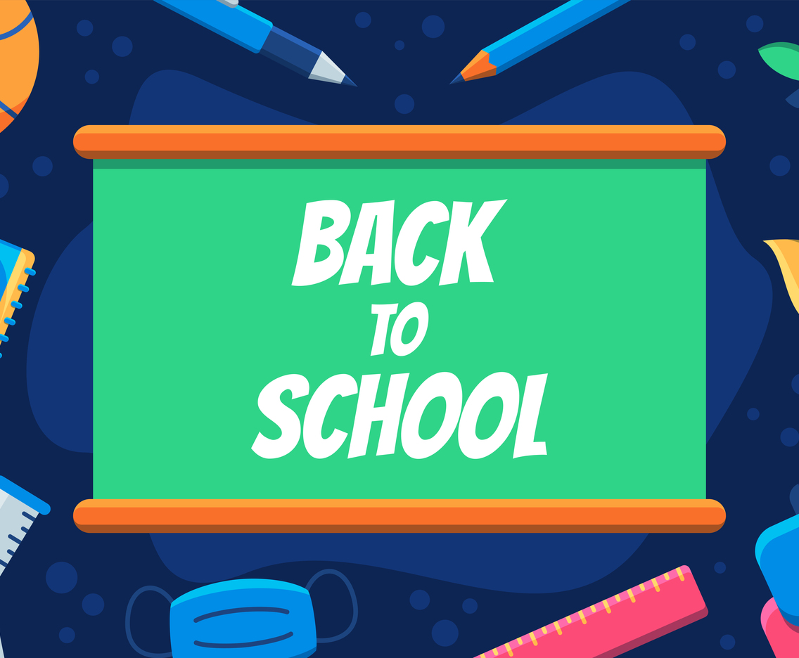 Back To School with Board Background