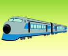 Vector Train Cartoon