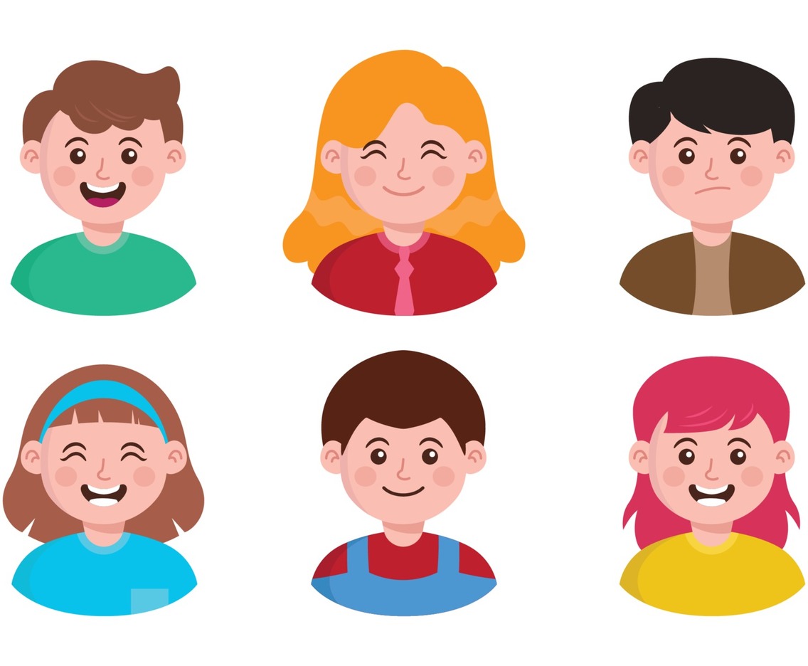 Flat Children Avatar Icon