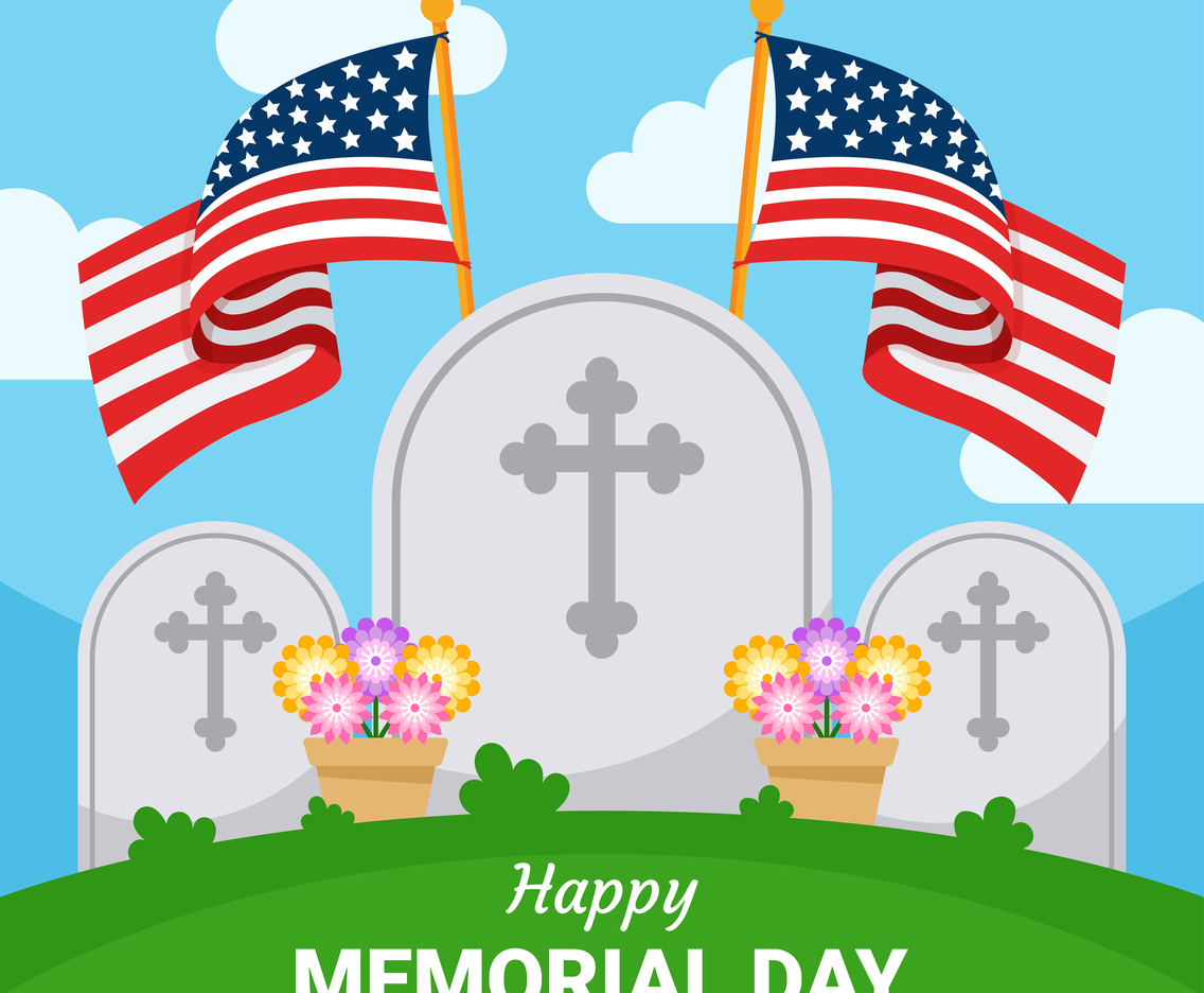 USA Memorial Day Background