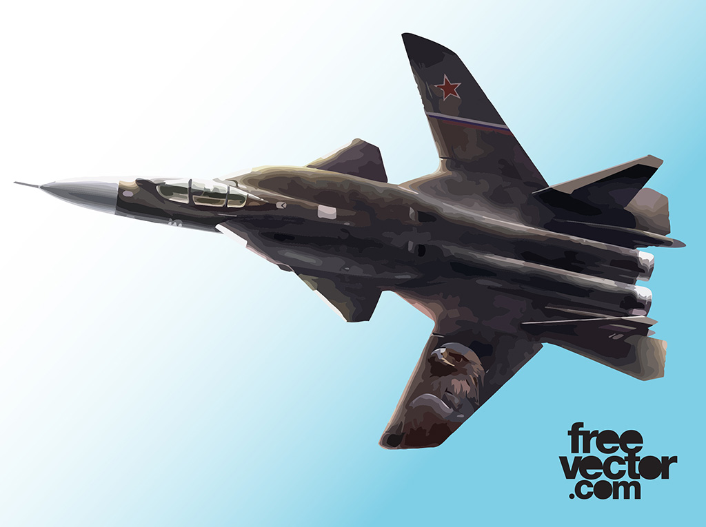 Fighter Jet Vector Graphics
