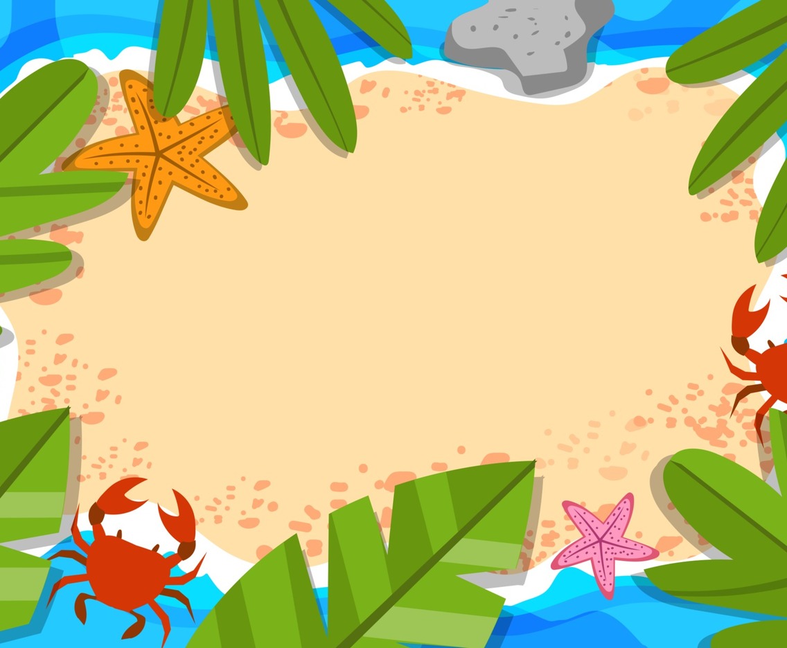 Summer Beach Vibes Background