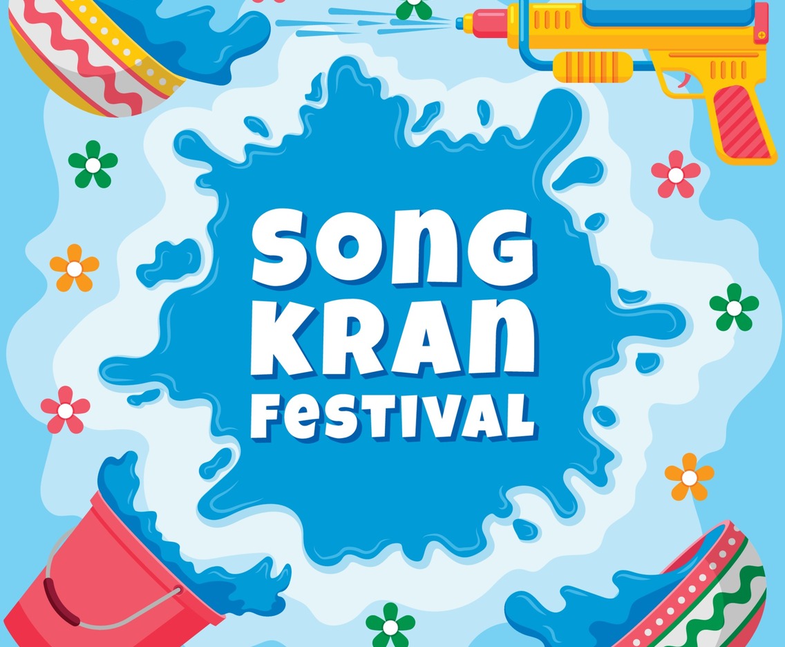 Songkran Festival Concept With Water Splash