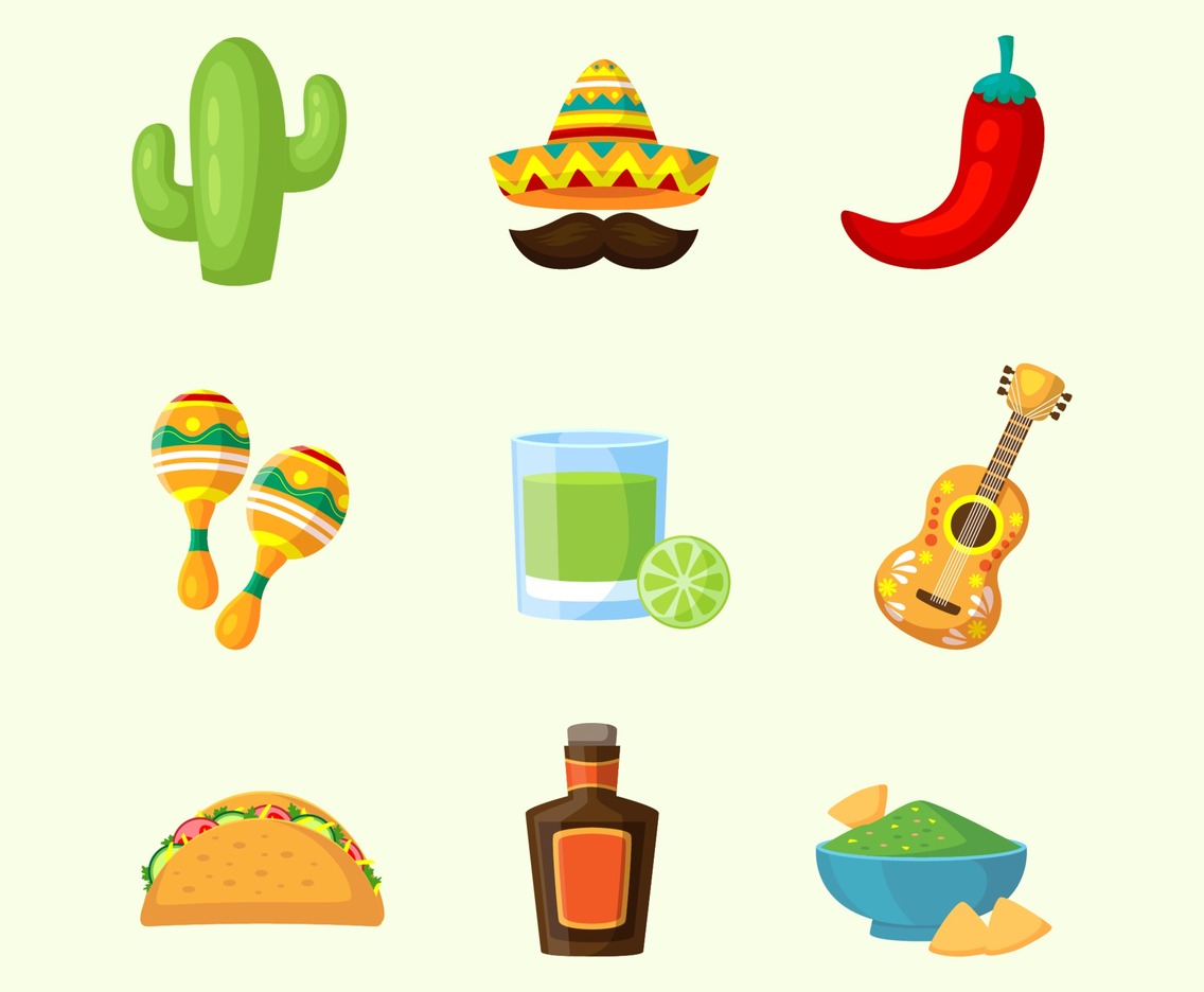 Cinco De Mayo Icon Collection