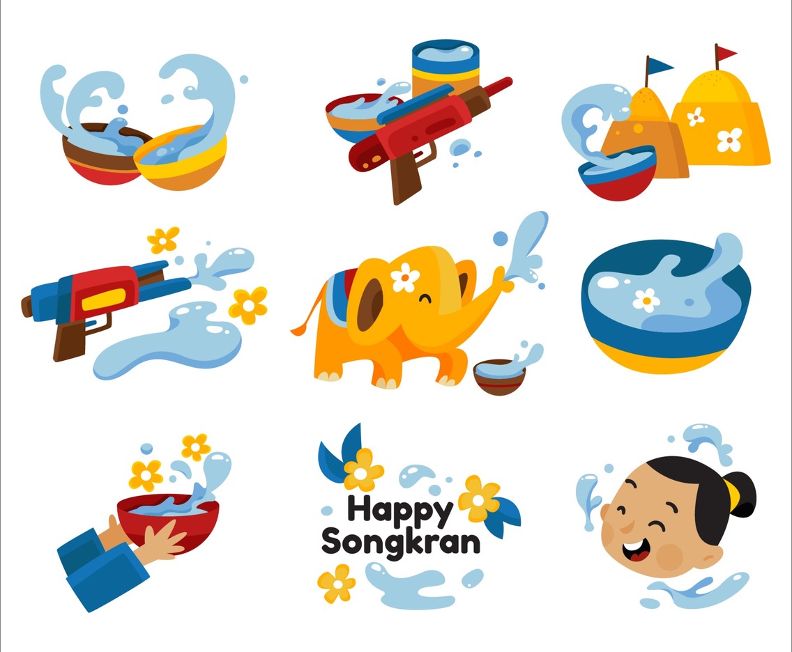 Songkran Festivity Sticker