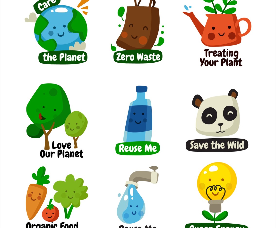 Earth's Day Awareness Sticker
