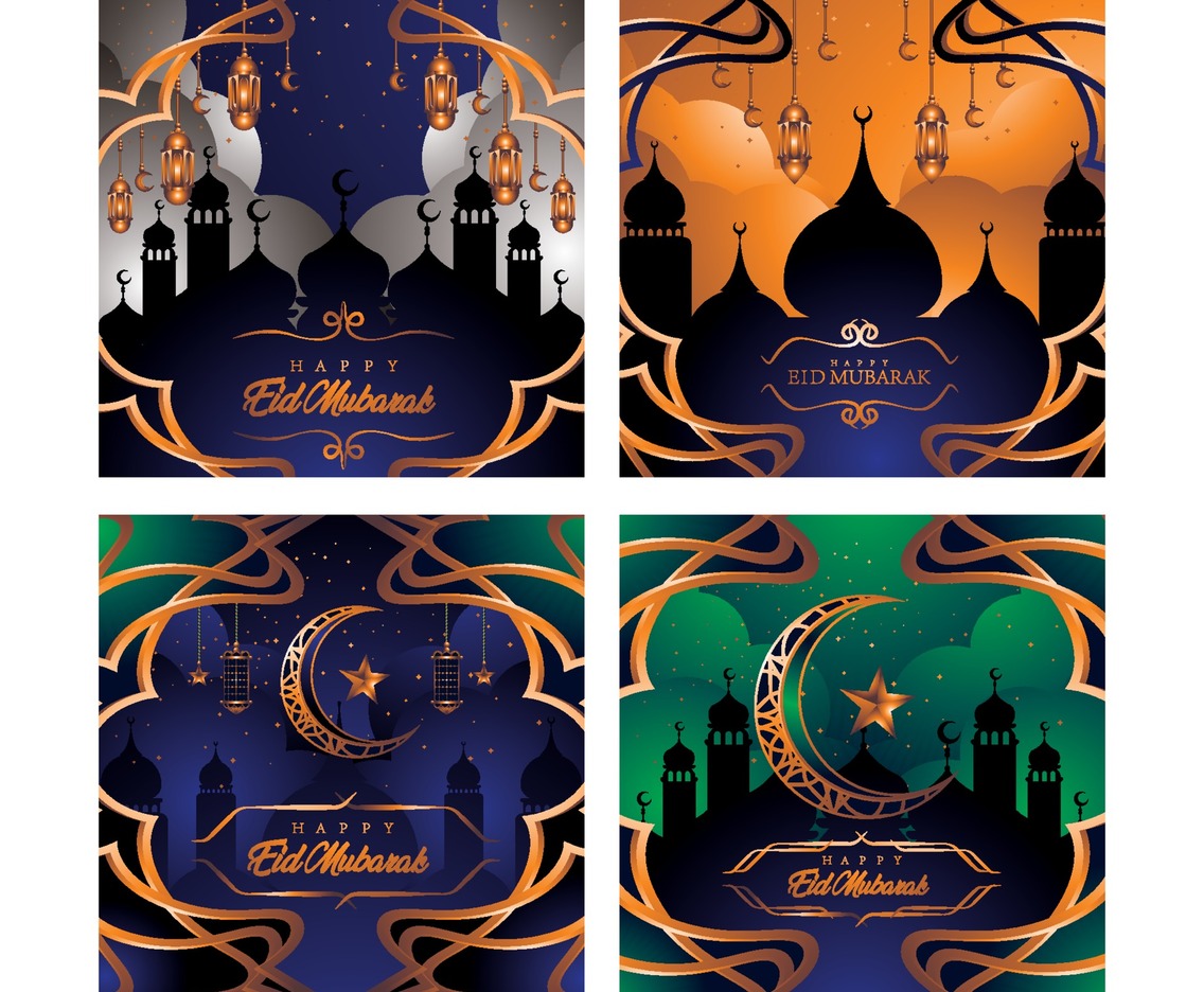 Eid Mubarak Card Concept
