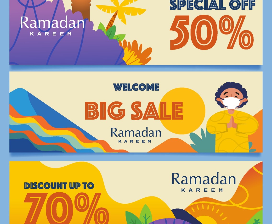 Colorful Big Sale In Ramadan