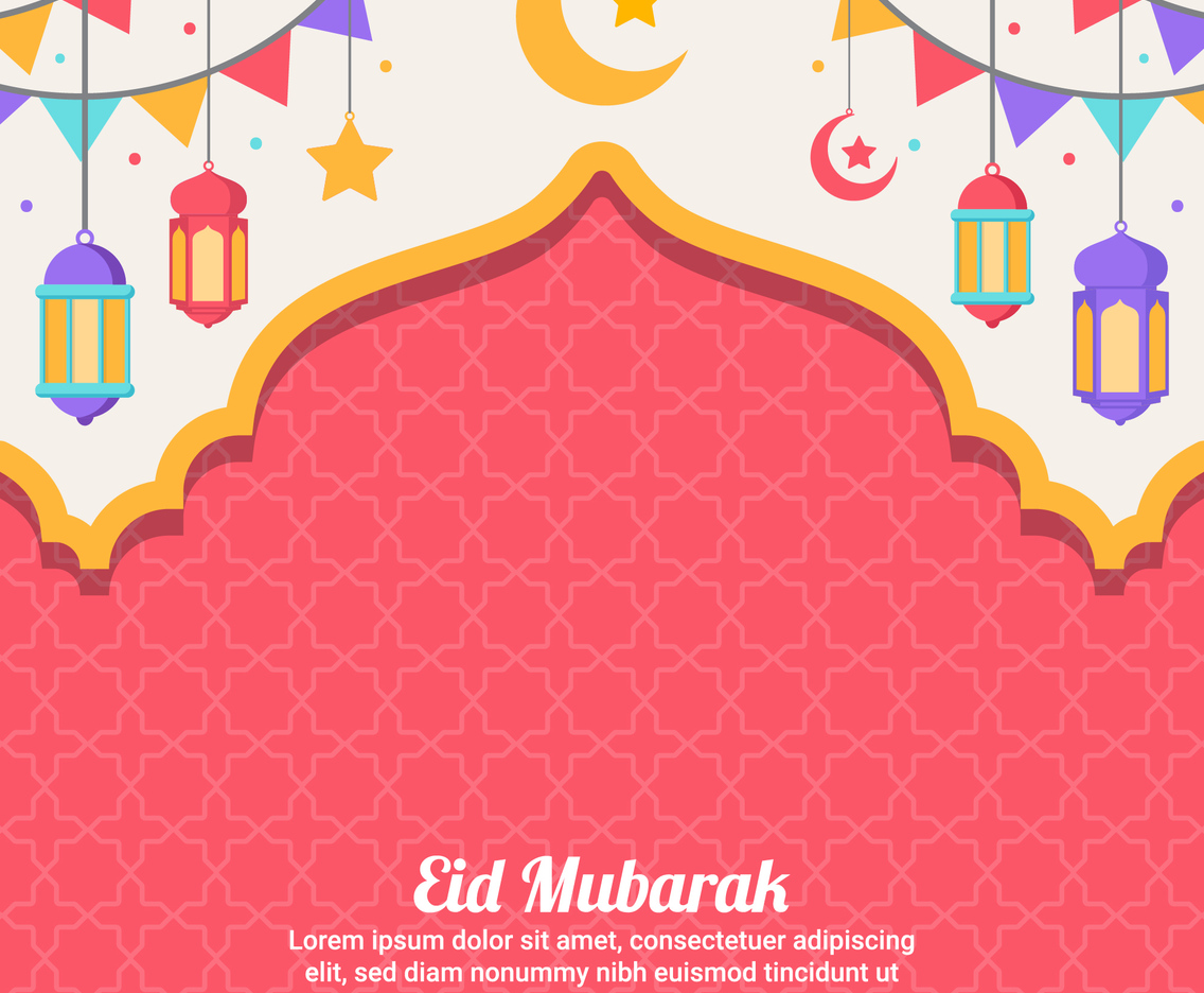 Eid Mubarak Concept Background