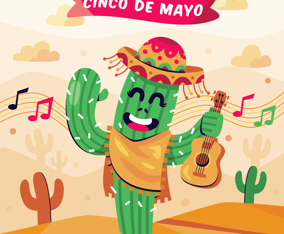Cartoon of Cinco De Mayo Festival