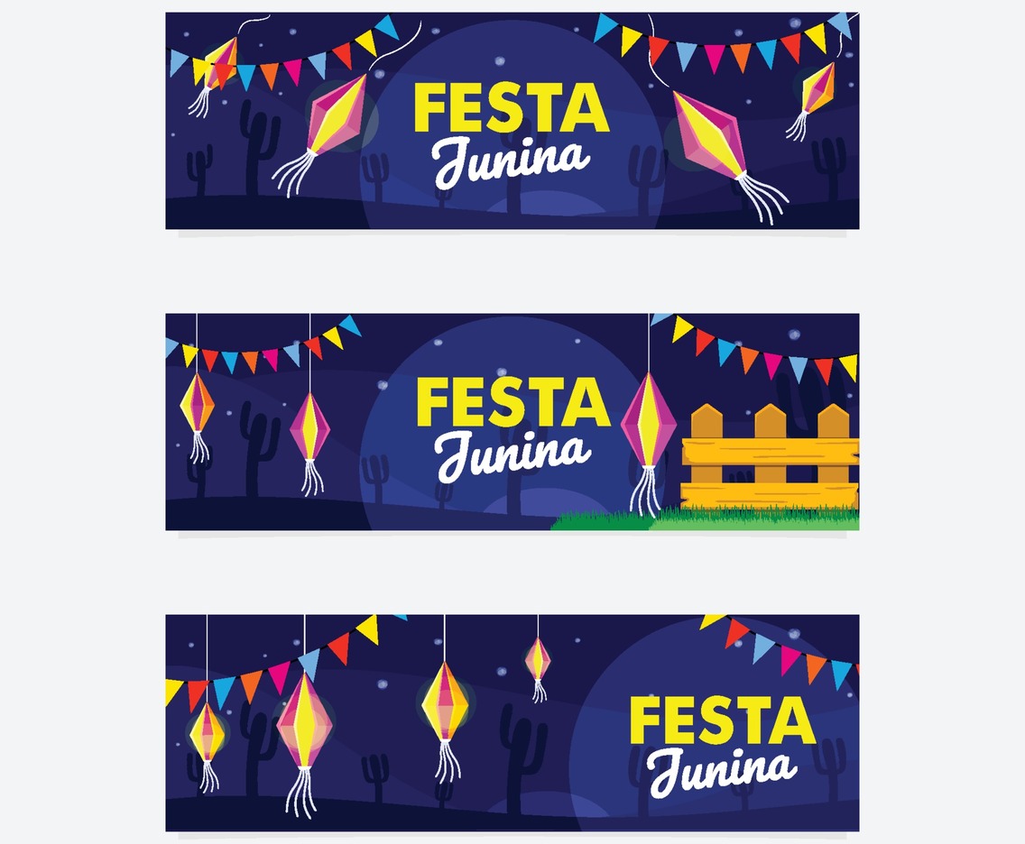 Festa Junina Banner Set