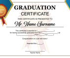 Graduation Certificate Template