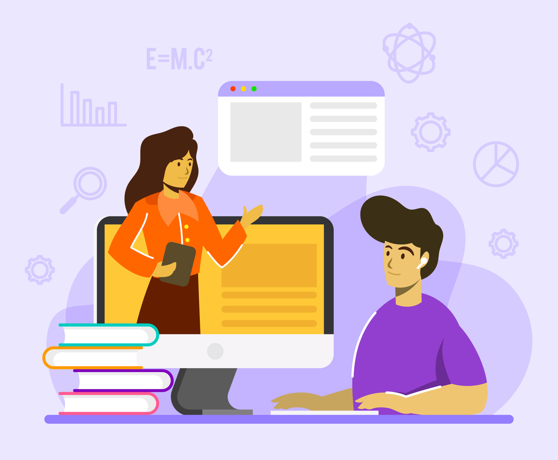 Online Study School Education Concept