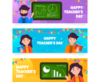 Cute Teacher's Day Banner Collection
