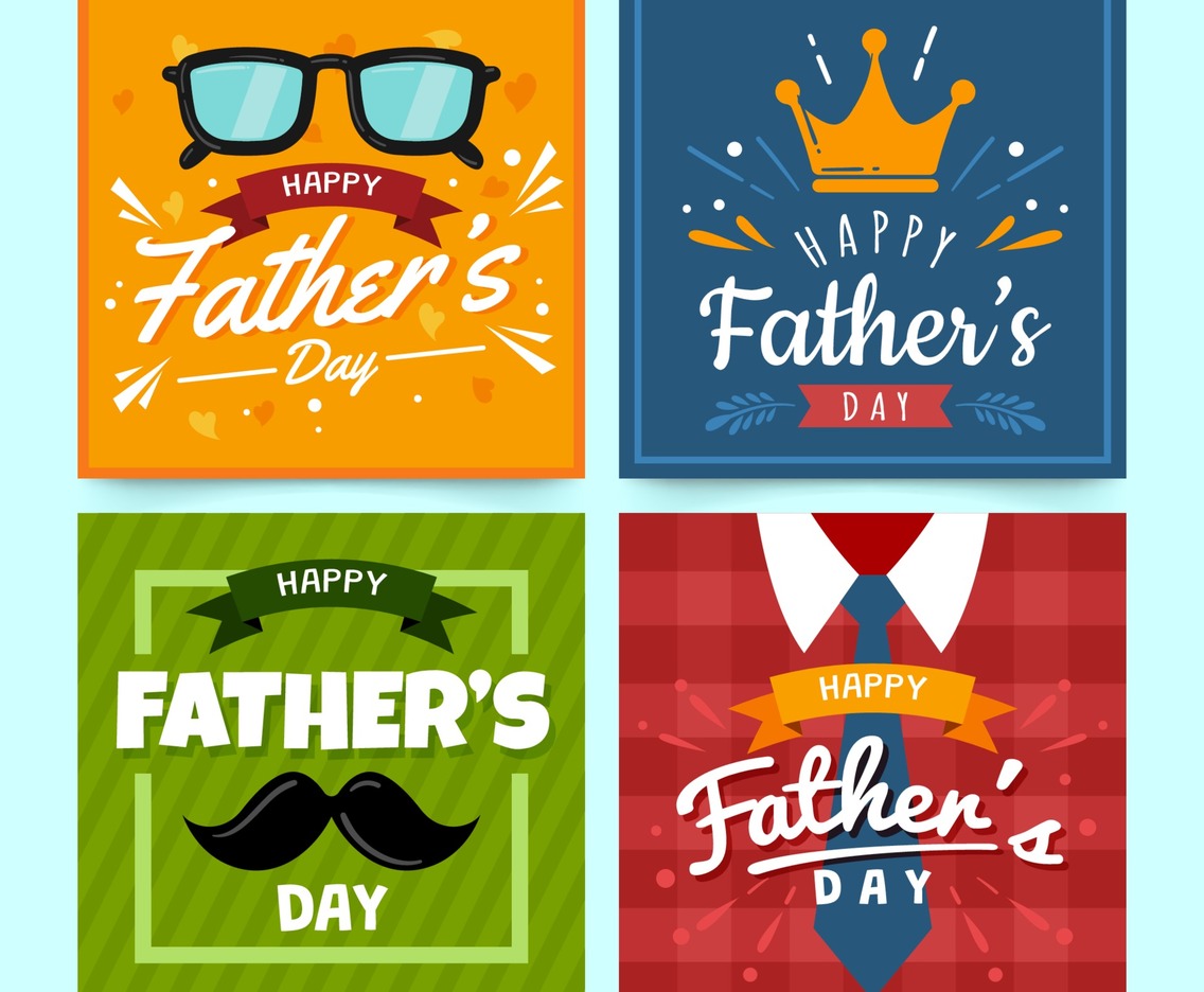 Set of Cards for Fathers Day