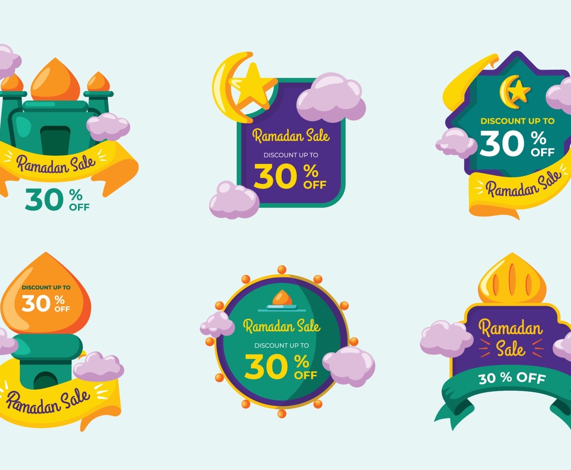 Ramadan Sale Label Collection