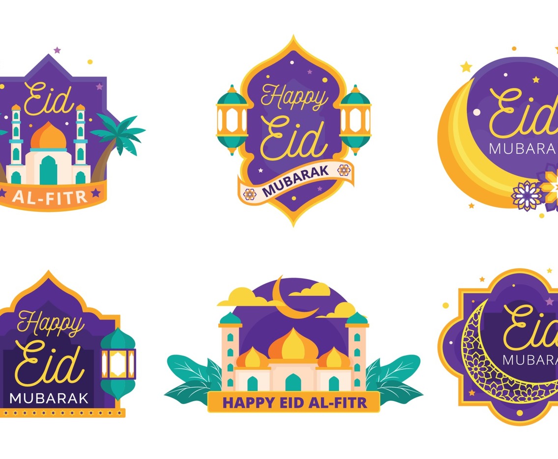 Eid Mubarak Badges Collection