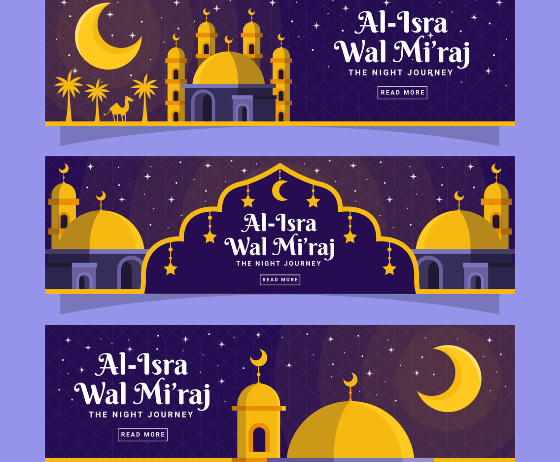 Isra Mi'raj Banner Collection
