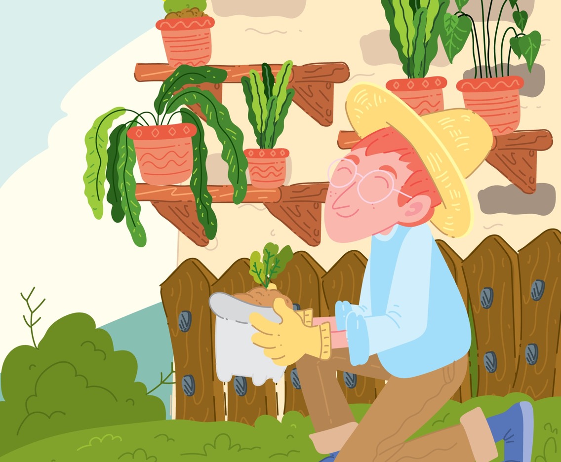 Gardening Activities Concept